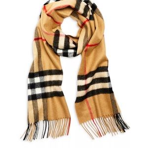 Burberry Classic Check Cashmere Scarf